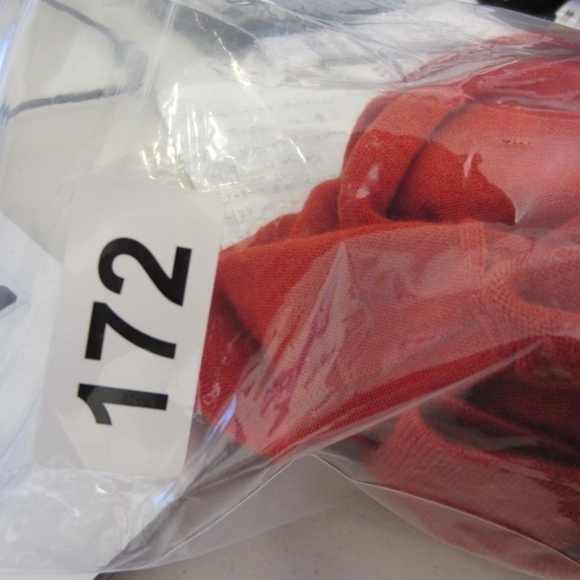 Kenar Cardigan Women's M 100% Italian Merino Wool‎ Open Front  Orange Red Cozy - Picture 9 of 9